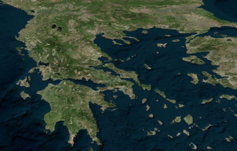 Mappa della Grecia